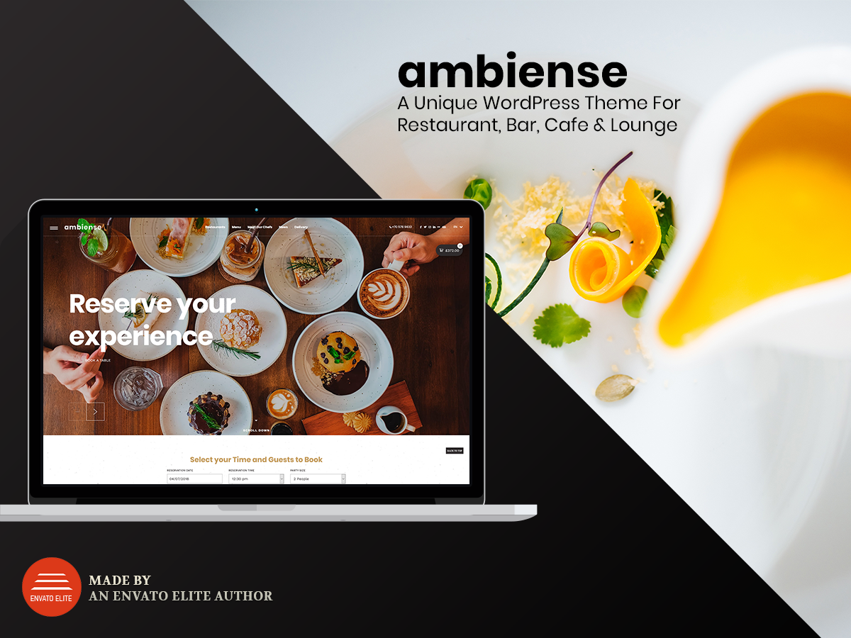 Ambiense – Restaurant & Cafe WordPress Theme