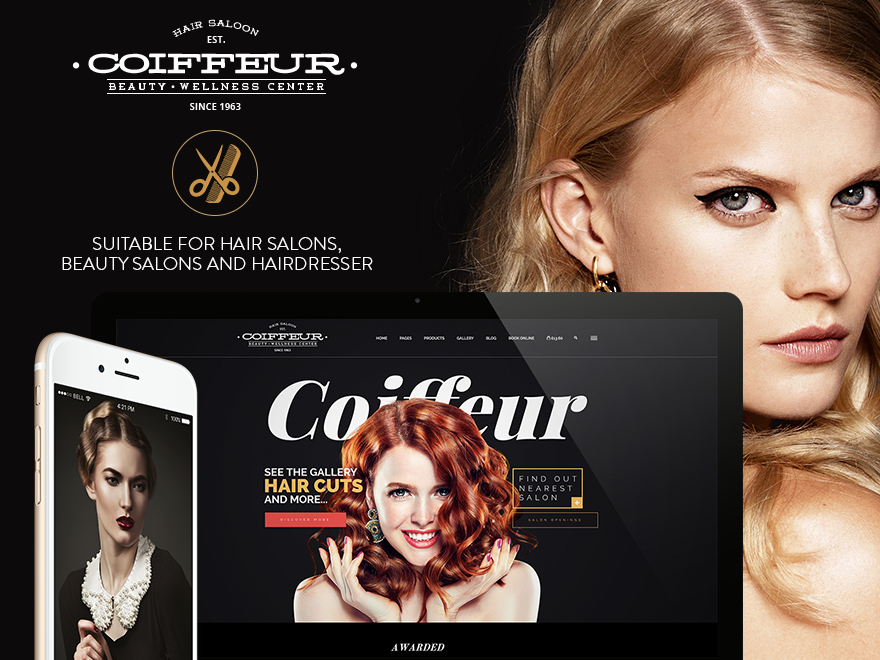 Coiffeur – Hair Salon WordPress Theme