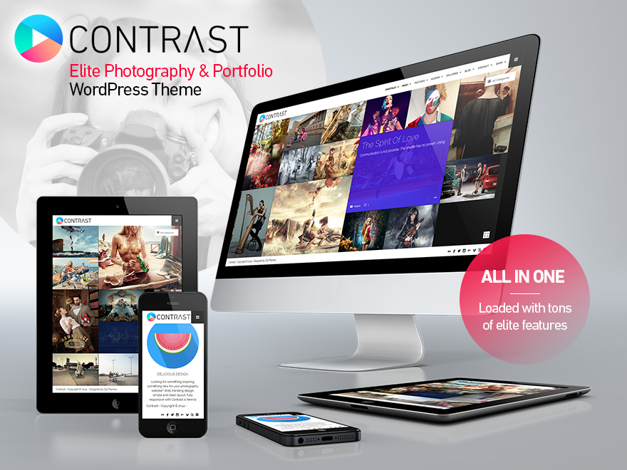 CONTRAST – Elite Photography & Portfolio Theme